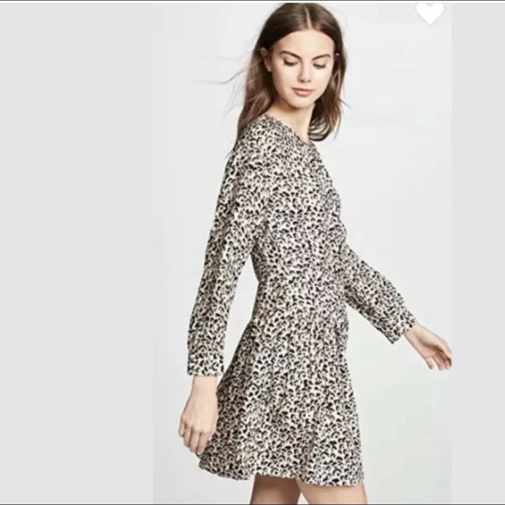 Rebecca Taylor Silk Animal print dress. - Picture 2 of 6